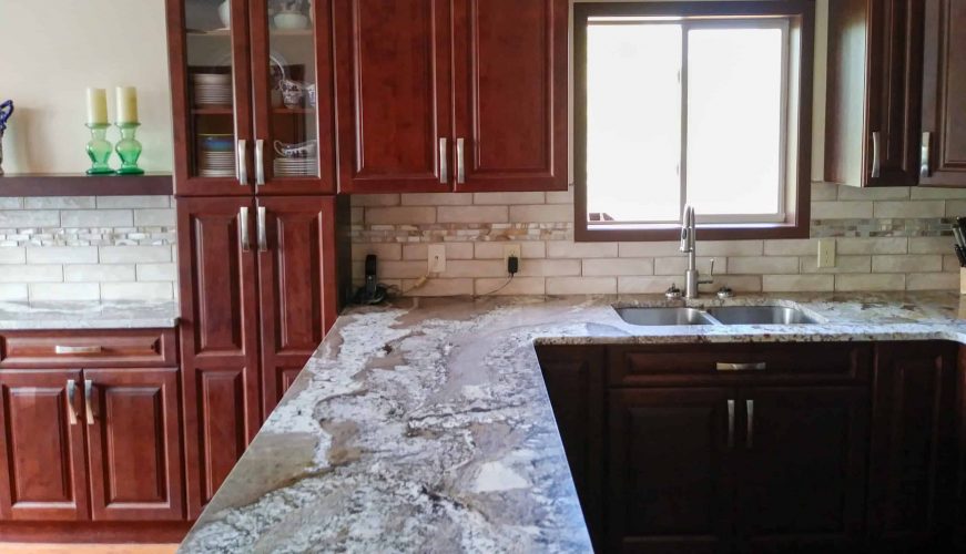 New Kitchen Cabinets and Stone Countertop New Kitchen Cabinets and Stone Countertop